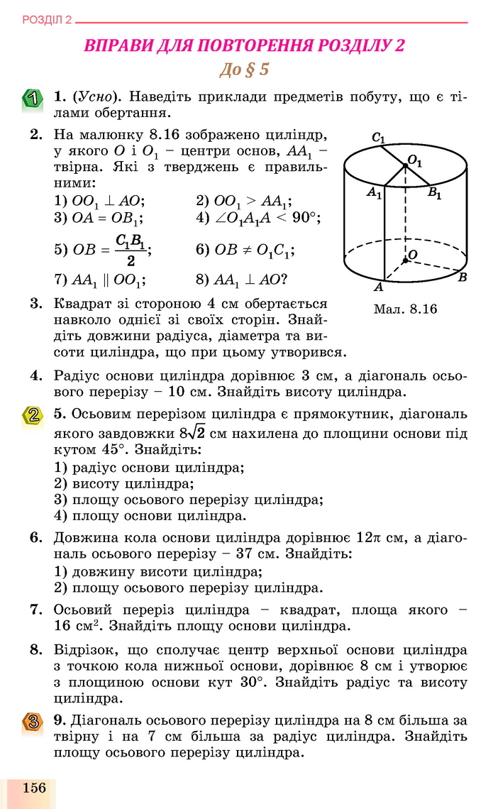 Геометрія 11 клас Істер