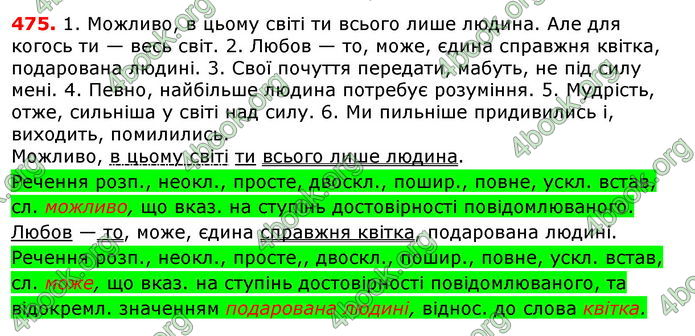 Відповіді Українська мова 8 клас Глазова 2021-2016. ГДЗ