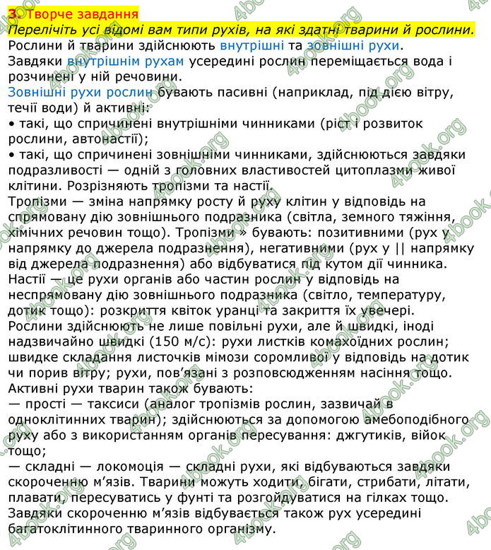 Відповіді Біологія 7 клас Остапченко 2020