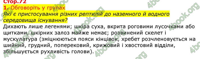 Відповіді Біологія 7 клас Остапченко 2020