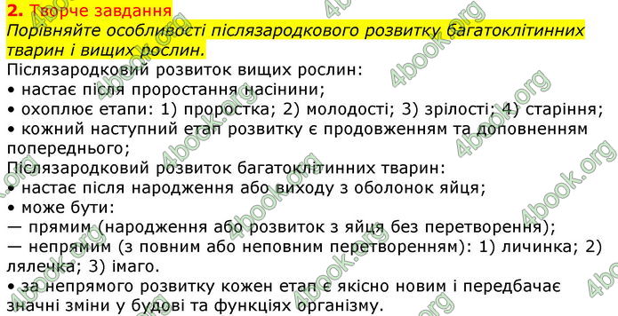 Відповіді Біологія 7 клас Остапченко 2020