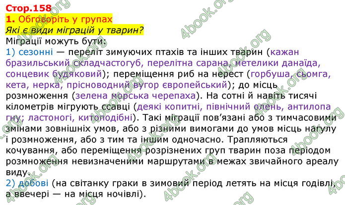 Відповіді Біологія 7 клас Остапченко 2020