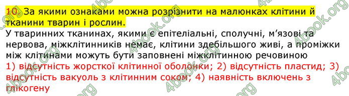 Відповіді Біологія 7 клас Соболь