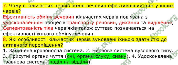 Відповіді Біологія 7 клас Соболь