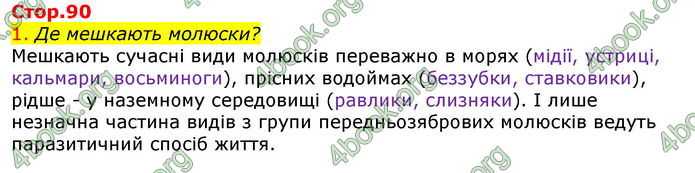 Відповіді Біологія 7 клас Соболь