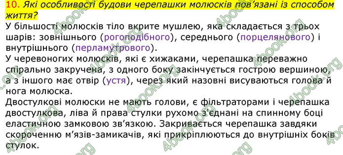 Відповіді Біологія 7 клас Соболь