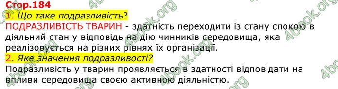 Відповіді Біологія 7 клас Соболь