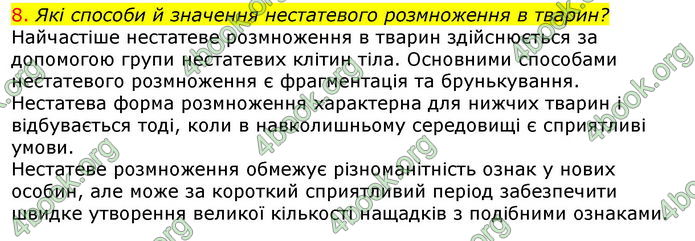 Відповіді Біологія 7 клас Соболь