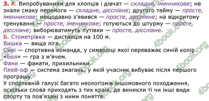 Відповіді Українська мова 8 клас Авраменко 2021-2016. ГДЗ