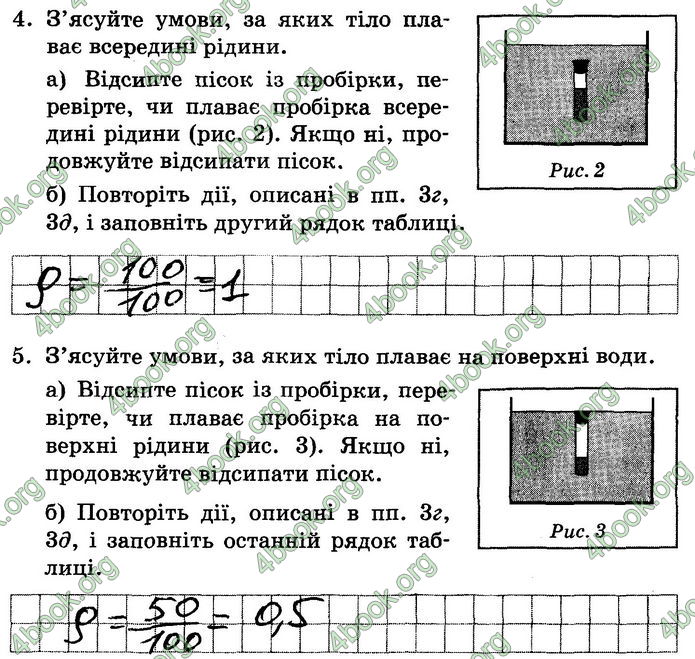 Решебник Зошит лабораторні Фізика 7 клас Мозель