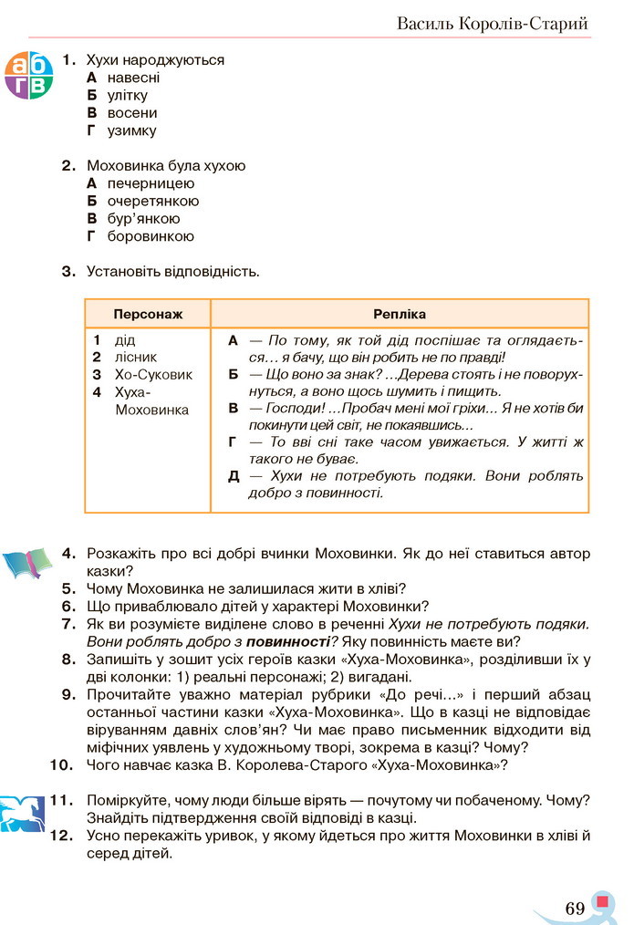 Українська література 5 клас Авраменко 2018