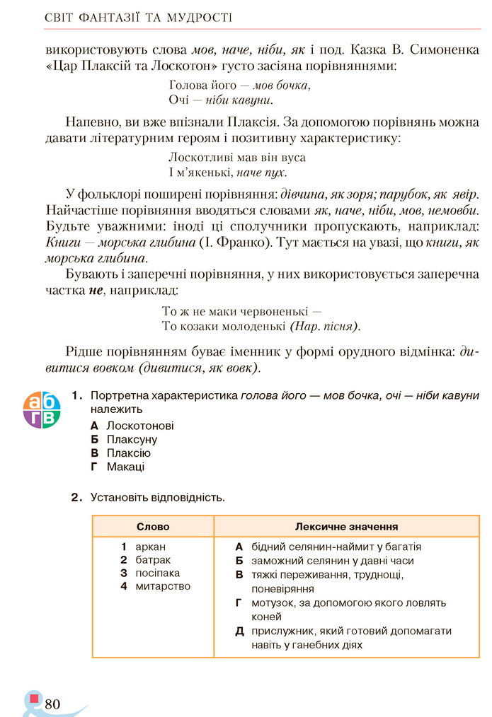 Українська література 5 клас Авраменко 2018