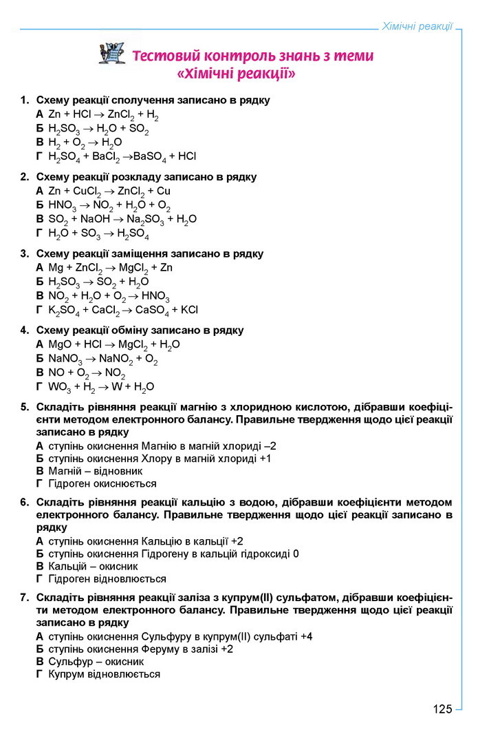 Хімія 9 клас Лашевська 2017