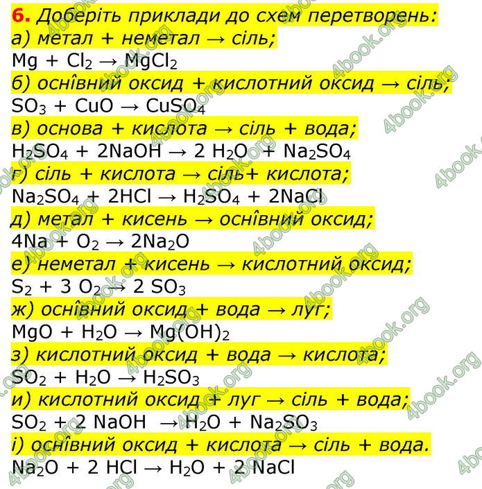 Відповіді Хімія 9 клас Лашевська 2017