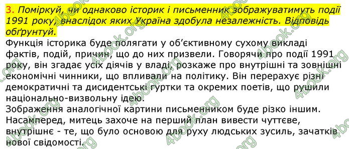 Відповіді Українська література 7 клас Коваленко