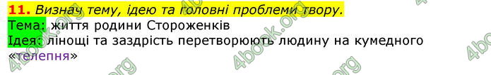 Відповіді Українська література 7 клас Коваленко