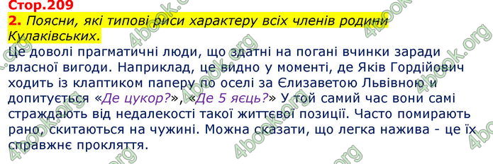 Відповіді Українська література 7 клас Коваленко