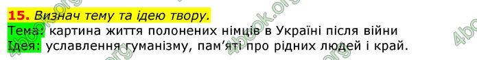 Відповіді Українська література 7 клас Коваленко