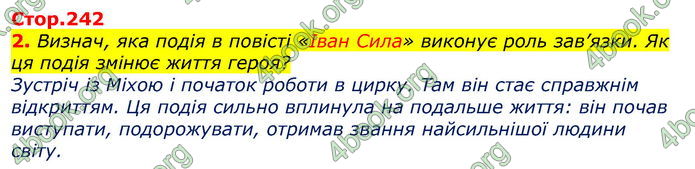 Відповіді Українська література 7 клас Коваленко