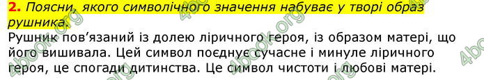 Відповіді Українська література 7 клас Коваленко