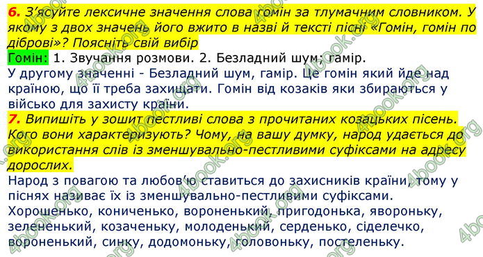 ГДЗ Українська література 7 клас Авраменко 2020