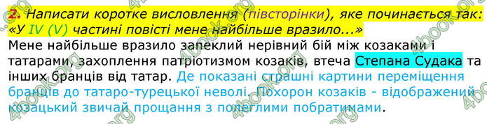 ГДЗ Українська література 7 клас Авраменко 2020