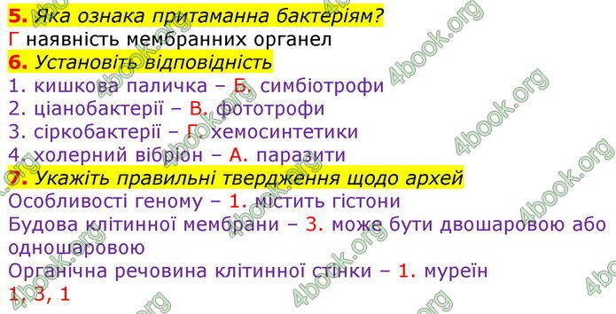 ГДЗ Зошит оцінювання Біологія 10 клас Безручкова