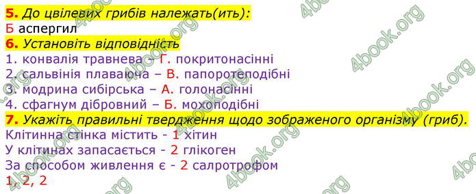 ГДЗ Зошит оцінювання Біологія 10 клас Безручкова