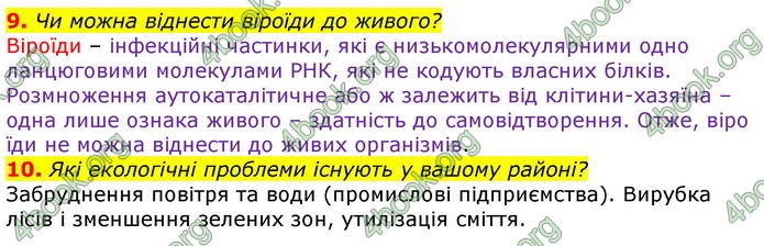 ГДЗ Зошит оцінювання Біологія 10 клас Безручкова