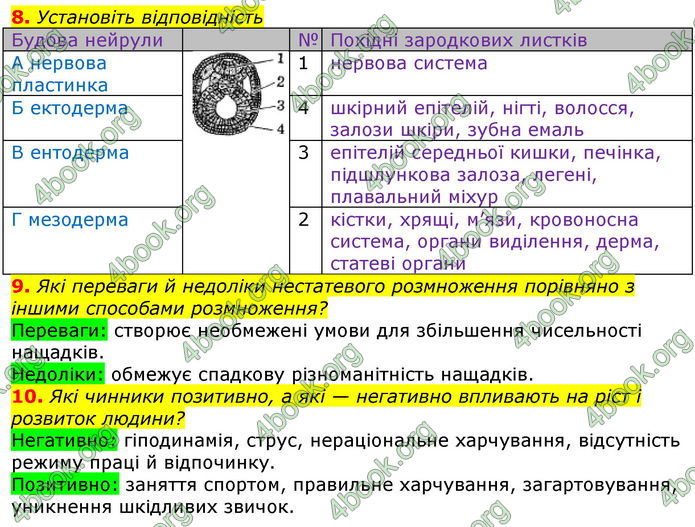 ГДЗ Зошит оцінювання Біологія 10 клас Безручкова