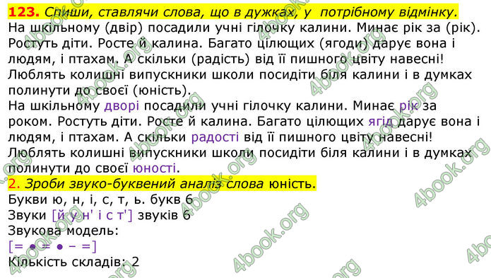 ГДЗ Українська мова 4 клас Коваленко