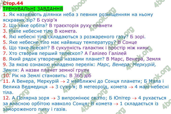 Решебник Зошит Природознавство 5 клас Коршевнюк. ГДЗ