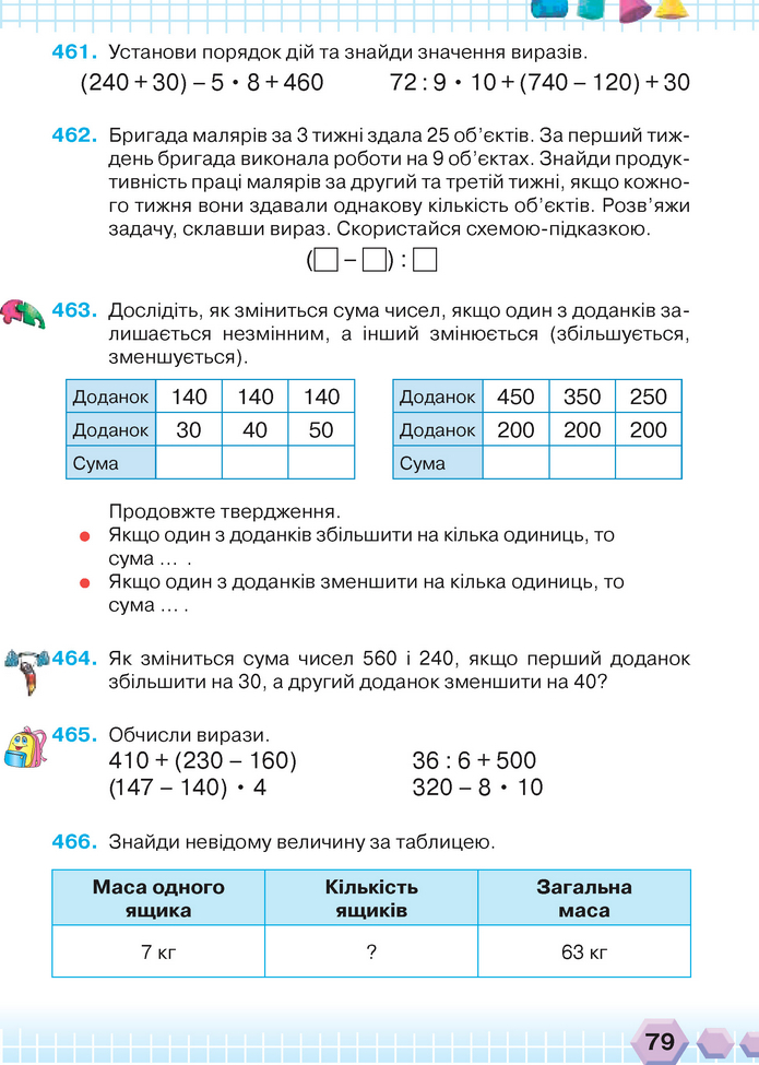 Математика 3 клас Оляницька (1 частина)