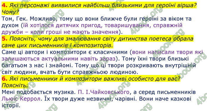 Зарубіжна література 5 клас Ніколенко 2018. ГДЗ