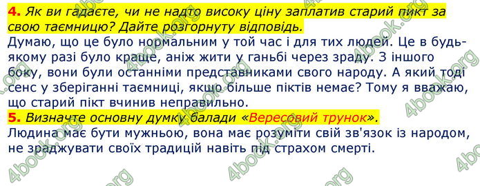 Відповіді Зарубіжна література 7 клас Волощук 2020