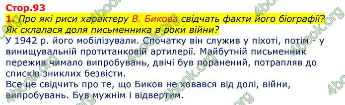 Відповіді Зарубіжна література 7 клас Волощук 2020