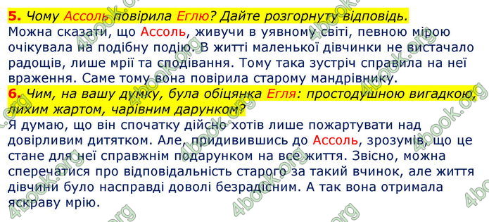 Відповіді Зарубіжна література 7 клас Волощук 2020