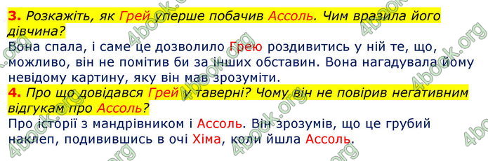 Відповіді Зарубіжна література 7 клас Волощук 2020