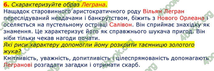 Відповіді Зарубіжна література 7 клас Волощук 2020