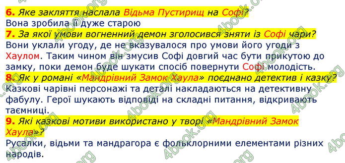 Відповіді Зарубіжна література 7 клас Волощук 2020