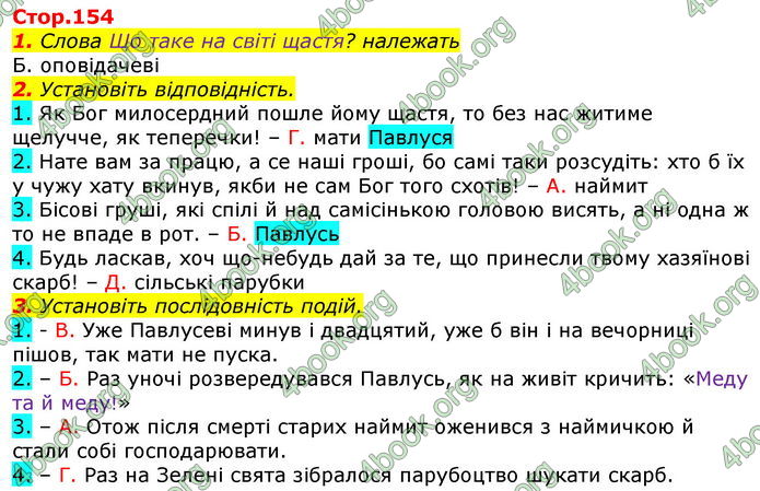 ГДЗ Українська література 7 клас Авраменко 2020