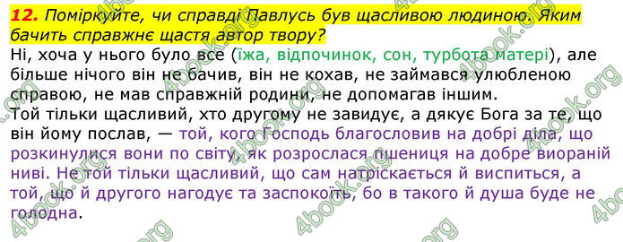 ГДЗ Українська література 7 клас Авраменко 2020