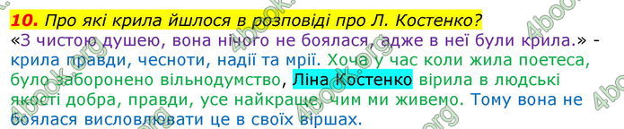 ГДЗ Українська література 7 клас Авраменко 2020