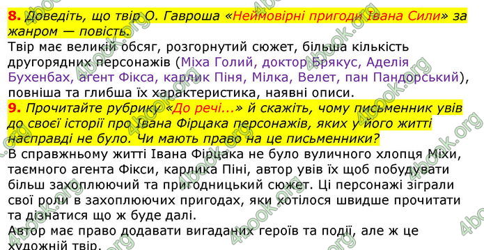 ГДЗ Українська література 7 клас Авраменко 2020