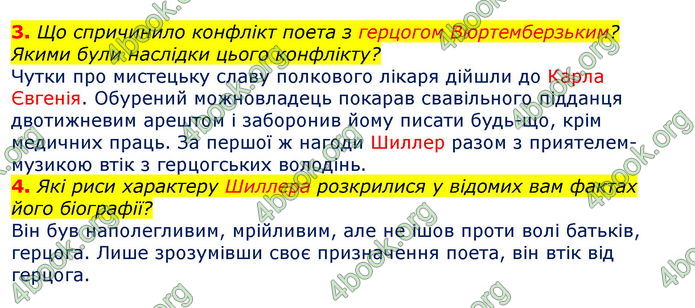 Відповіді Світова література 7 клас Волощук