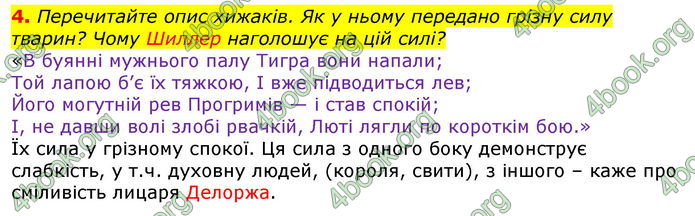 Відповіді Світова література 7 клас Волощук