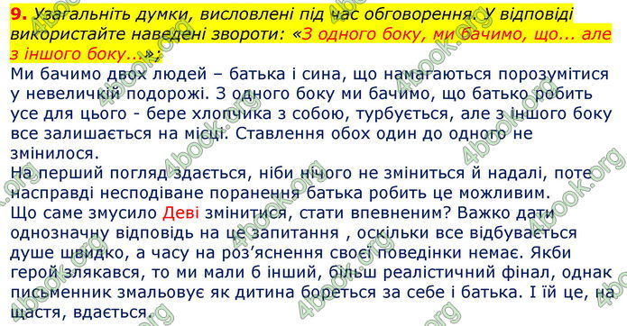 Відповіді Світова література 7 клас Волощук