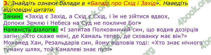 Відповіді Світова література 7 клас Волощук