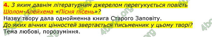 Відповіді Світова література 7 клас Волощук