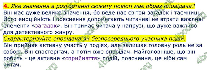 Відповіді Світова література 7 клас Волощук